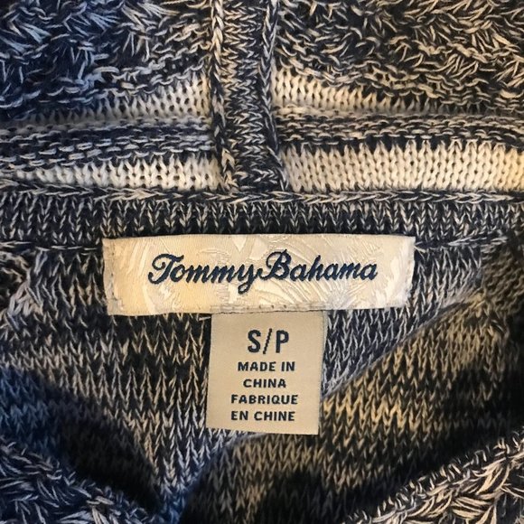 Tommy Bahama Anacapa Marled Linen Boho Hoodie - Picture 3 of 4